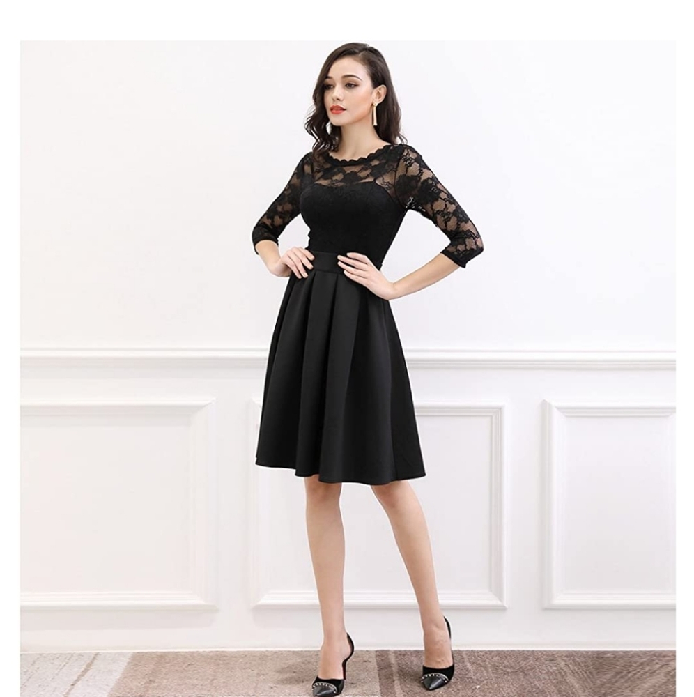 Black bridesmaids dress